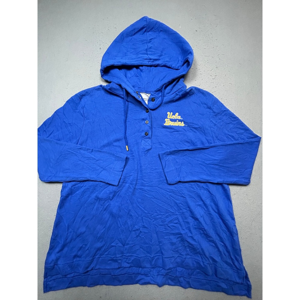 Champion UCLA Bruins Hoodie Cotton Blend Blue XL Mens